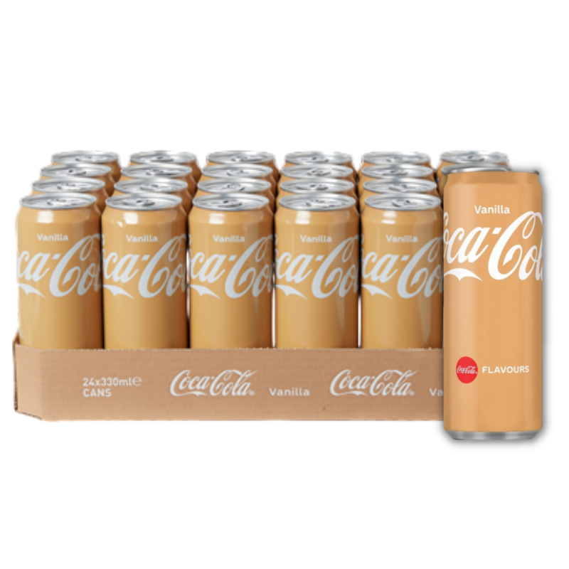 Bautura carbogazoaza Coca Cola Vanilla Total Blue 0728.305.612