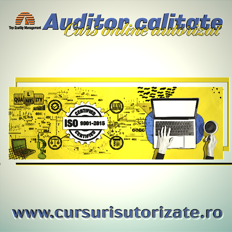 Curs online Auditor în domeniul calității Curs online Auditor în domeniul calității