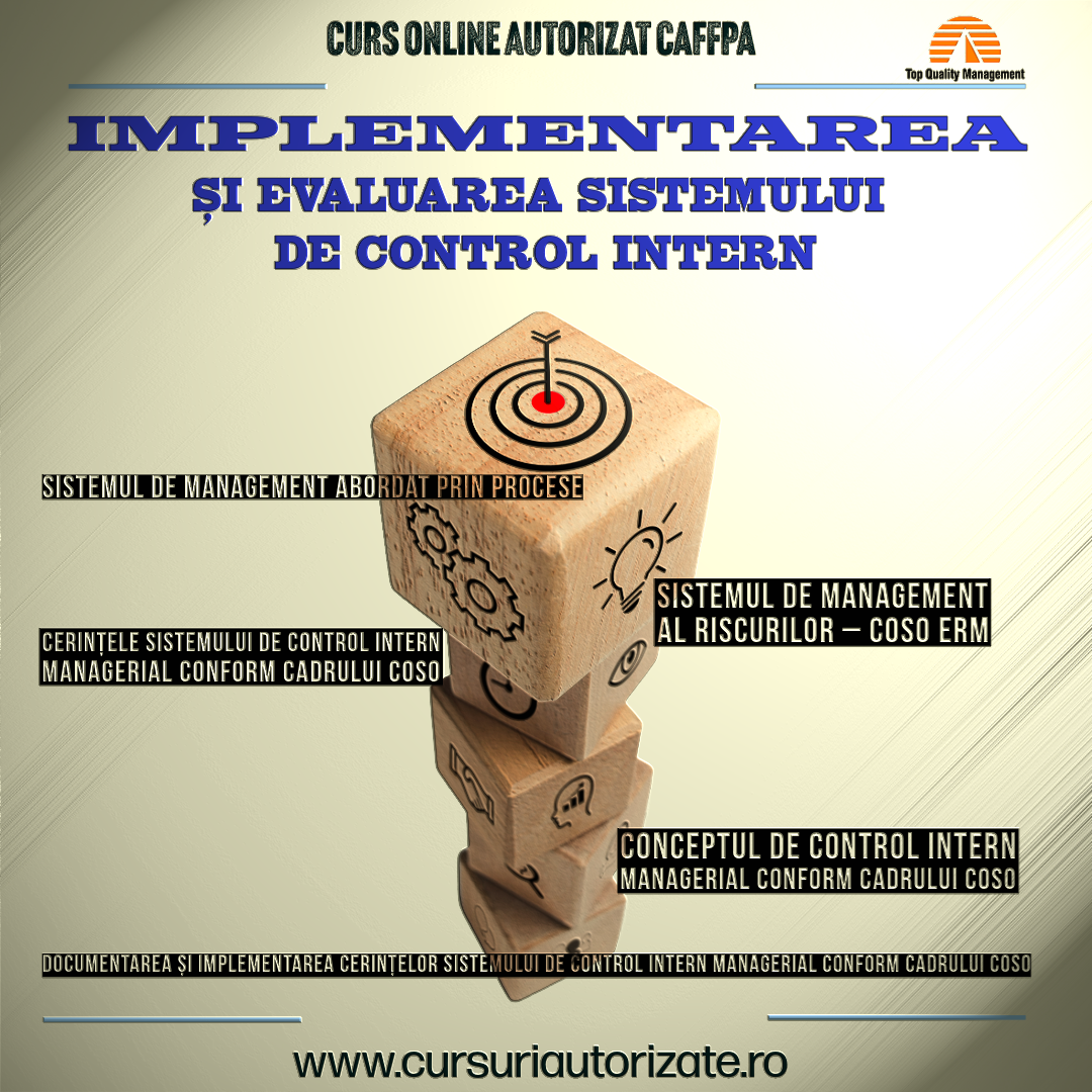Curs online – Implementarea și evaluarea sistemului de control intern
