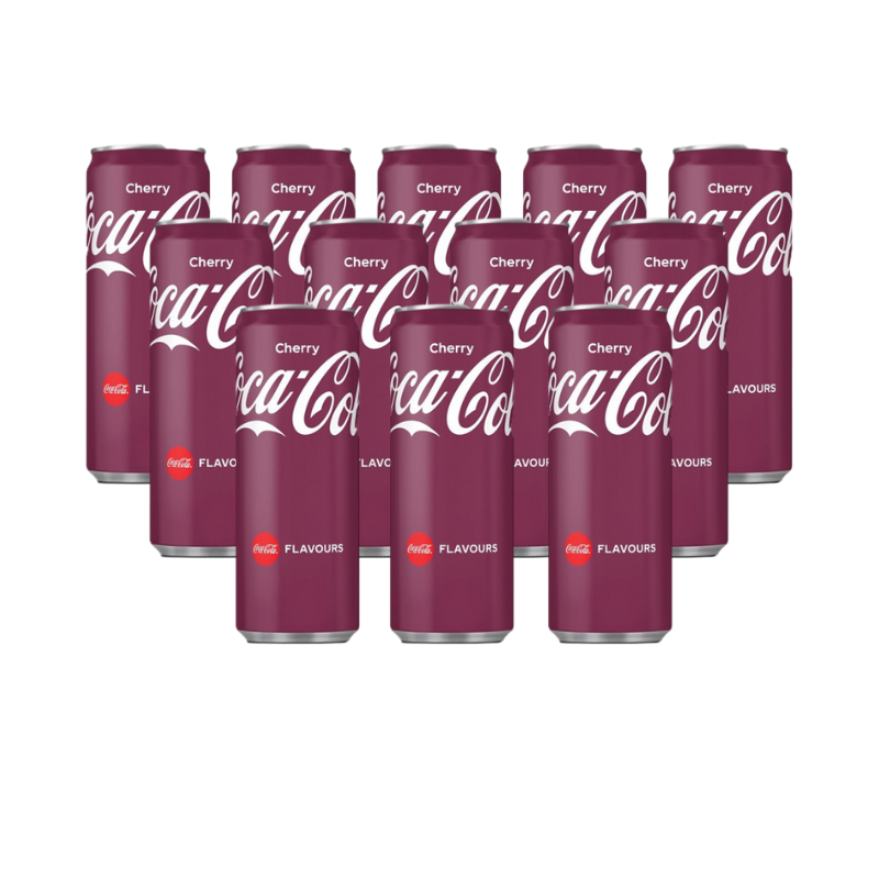 Bautura carbogazoaza Coca Cola Cherry Total Blue 0728.305.612