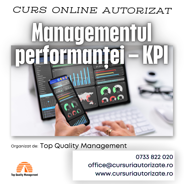 Curs online autorizat KPI Indicatori de performanță