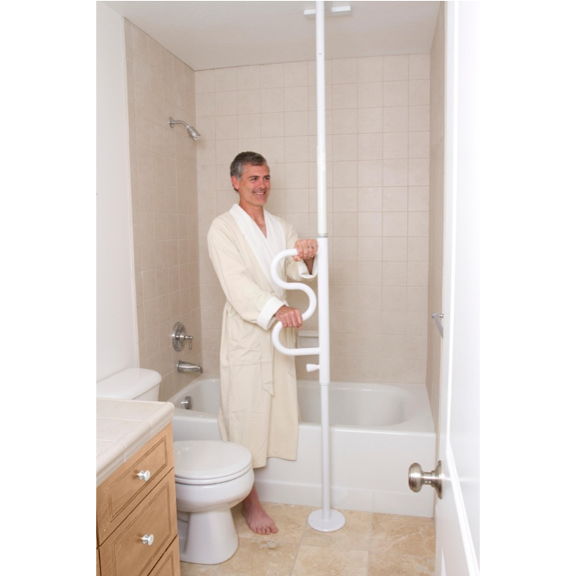 Bara de sustinere cu fixare in pardoseala si tavan Rehastage – Pole