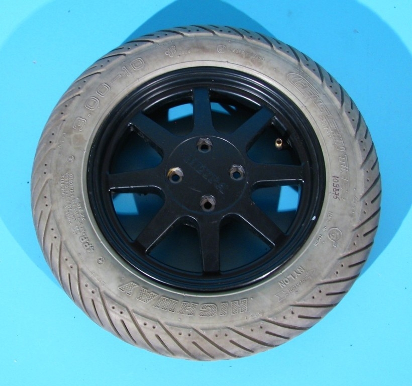 Roata originala cu cauciuc plin Meyra Optimus 1 3.00-10