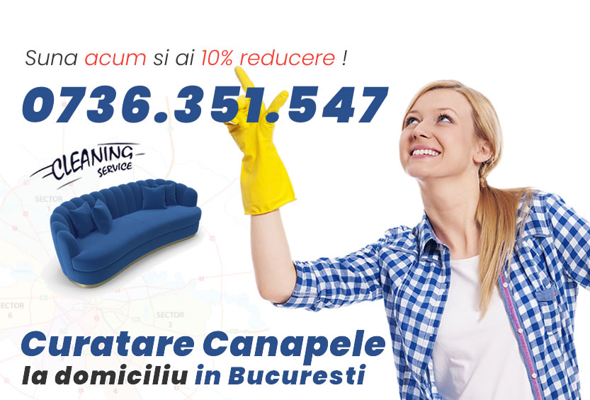 Curatare canapele in Bucuresti