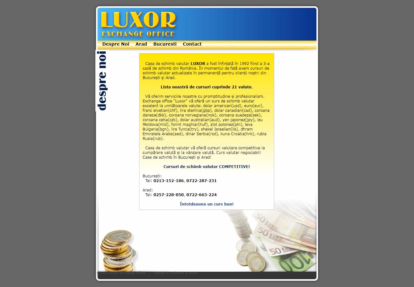 Luxor Exchange – casa schimb valutar, vanzare – cumparare