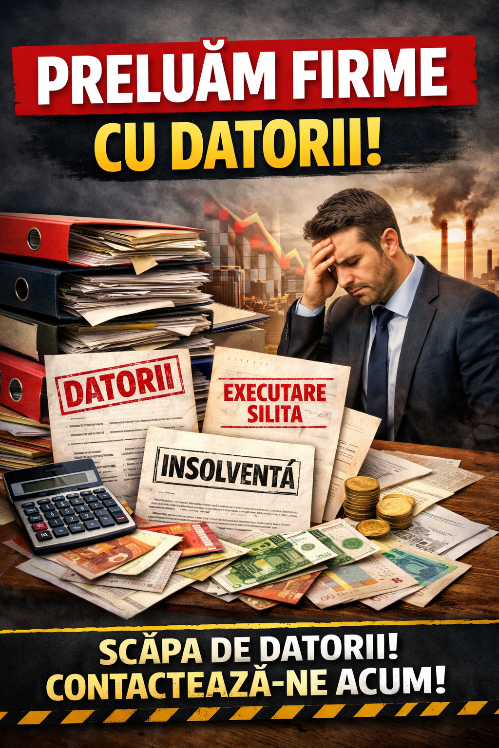 Avocat preluam firme cu datorii in toata Romania