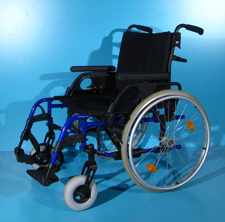 Scaun cu rotile din aluminiu Breezy – latime sezut 60 cm