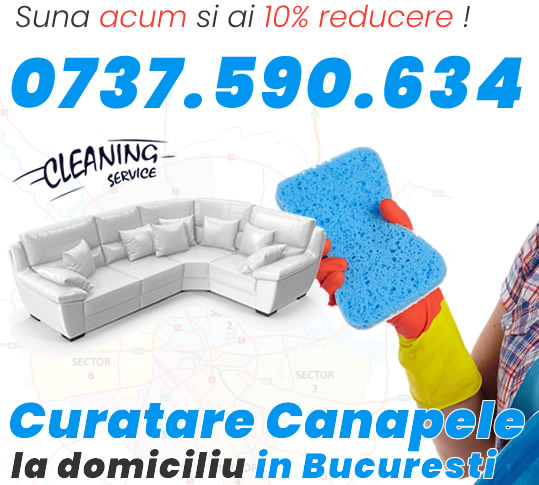 Curatare canapele la domiciliu